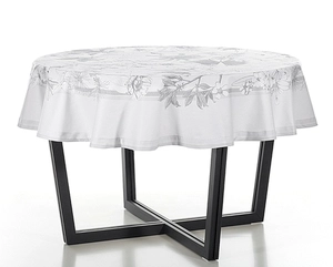 Toalha de Mesa Buddemeyer Impermeável Leeds - Redonda - 1.80m