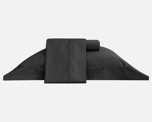 Jogo de Cama Buddemeyer Damask Stripes Solteiro King -  Cetim 300 Fios
