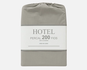 Jogo de Cama Zelo Hotel Solteiro -  Percal 200 Fios