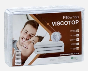 Pillow Top Protetor para Colchão Viscotop Solteiro - Theva