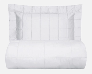 Colcha Matelassê Satinée Square Queen com 2 Porta Travesseiros - Percal 300 Fios Acetinado - Casa K