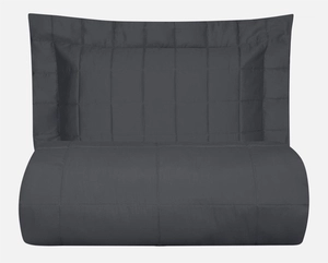 Colcha Matelassê Satinée Square Queen com 2 Porta Travesseiros - Percal 300 Fios Acetinado - Casa K
