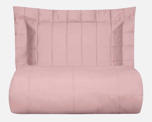 Colcha Matelassê Satinée Square Casal com 2 Porta Travesseiros - Percal 300 Fios Acetinado - Casa K