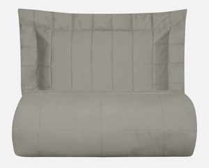 Colcha Matelassê Satinée Square Casal com 2 Porta Travesseiros - Percal 300 Fios Acetinado - Casa K