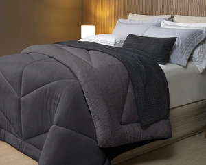 Coberdrom Dupla Face Winter Colors Queen - Lavive