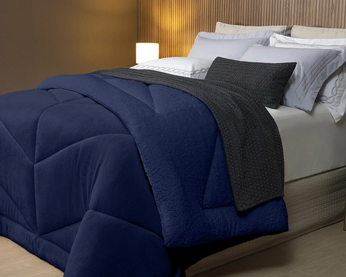 Coberdrom Dupla Face Winter Colors Casal - Lavive