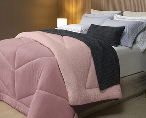 Coberdrom Dupla Face Winter Colors Solteiro - Lavive