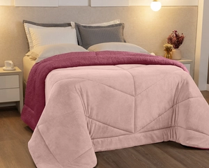 Coberdrom Dupla Face Winter Colors Solteiro - Lavive