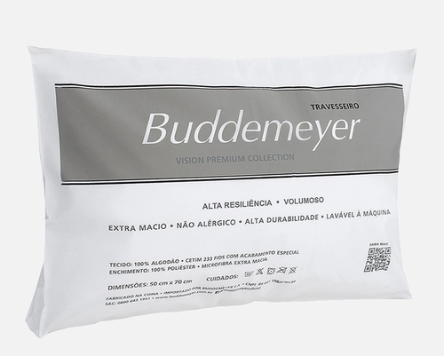 Travesseiro Buddemeyer Vision Fill Premium 0.50x0.70m