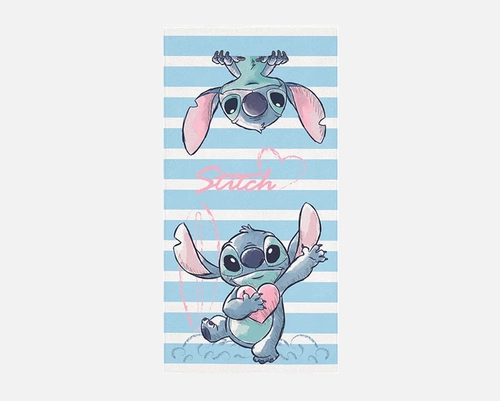 Toalha de Banho Lepper Aveludada Stitch - Gramatura: 280g/m²