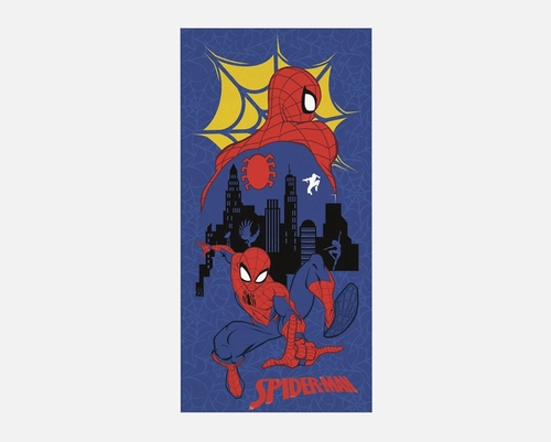 Toalha de Banho Lepper Aveludada Spider Man - Gramatura: 280g/m²