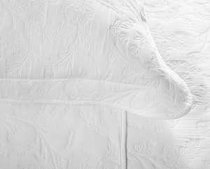 Colcha Matelassê Buddemeyer Hanna Jacquard Queen com 2 Porta Travesseiros