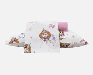 Jogo de Cama Lepper Kids Patrulha Canina - 100% Algodão - 150 Fios