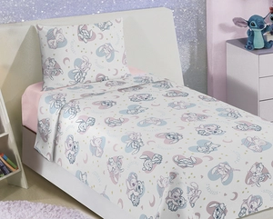 Jogo de Cama Lepper Kids Stitch - 100% Algodão - 150 Fios