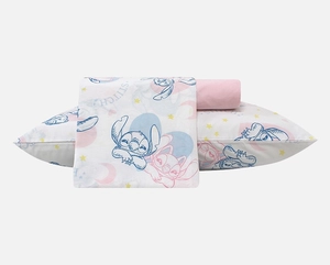 Jogo de Cama Lepper Kids Stitch - 100% Algodão - 150 Fios