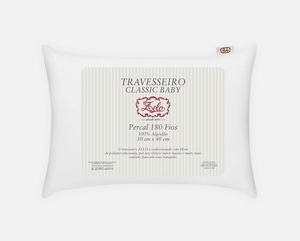 Travesseiro Zelo Classic Baby 0.30x0.40m - Percal 180 Fios