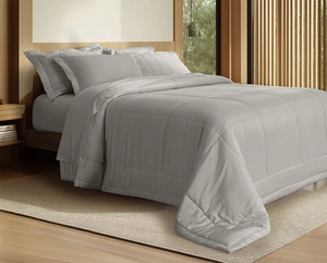 Jogo de Cama Bambu Queen - 300 Fios - 100% Bambu - Tellaio