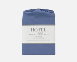 Lençol Zelo Hotel com Elástico Queen -  Percal 200 Fios