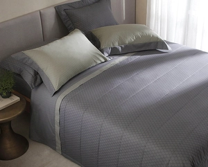 Colcha Matelassê Buddemeyer Gran Percalle Gavin Queen com 2 Porta Travesseiros - Percal 200 Fios
