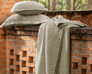 Colcha Portuguesa Linen Favo Queen com 2 Porta Travesseiros - Naturalle Fashion