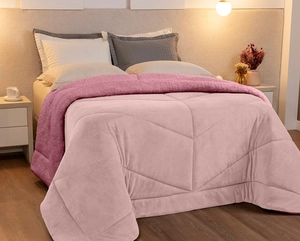 Coberdrom Dupla Face Winter Colors Casal - Lavive