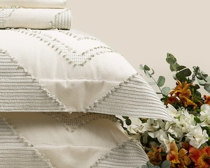 Jogo de Cama Jacquard Sofie Casal - Cetim 300 Fios 100% Algodão - Altenburg Haus