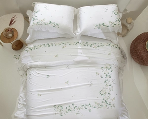 Jogo de Cama Bali Vitore Queen - 400 Fios - 100% Bambu - Casa K