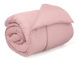 Kit Zelo SuperSoft Embossed Edredom + Jogo de Cama Casal - Rosê