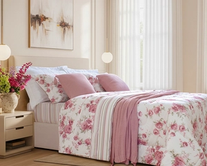 Kit Zelo Classic 5 Peças - Edredom + Jogo de Cama Casal - Garden