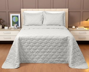 Colcha de Matelassê Speciale Queen com 2 Porta Travesseiros - Lavive
