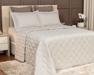 Colcha de Matelassê Speciale Queen com 2 Porta Travesseiros - Lavive