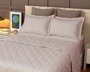 Colcha de Matelassê Speciale Queen com 2 Porta Travesseiros - Lavive