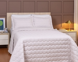 Colcha de Matelassê Speciale Casal com 2 Porta Travesseiros - Lavive