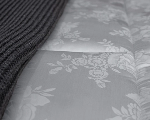 Jogo de Cama Zelo Select Jacquard Casal - Percal 400 Fios - Toque Acetinado - Prata