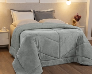 Coberdrom Dupla Face Winter Colors Solteiro - Lavive