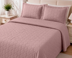 Colcha Matelassê Zelo Malha Premium Casal - 100% Algodão - Fio Penteado