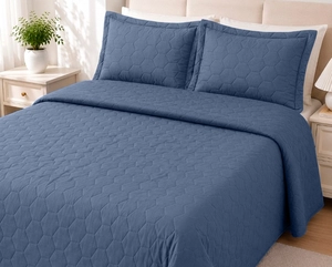 Colcha Matelassê Zelo Malha Premium Solteiro - 100% Algodão - Fio Penteado