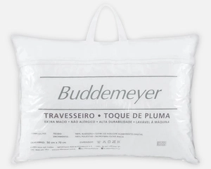 Travesseiro Buddemeyer Toque de Pluma 0.50x0.70m