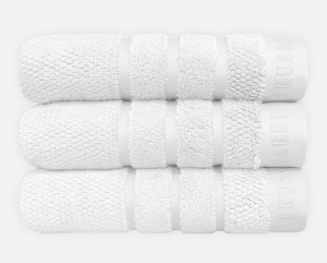 Toalha de Rosto Trussardi Massima - 100% Algodão Egípcio - Gramatura: 660g/m²