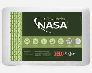Travesseiro Zelo Viscoelástico 0.42x0.62m - Malha de Bambu