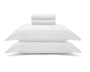 Jogo de Cama Zelo Select Maquinetado King - Percal 400 Fios - Toque Acetinado - Branco