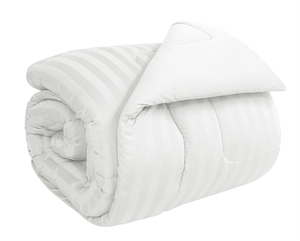 Edredom Zelo Select Maquinetado Solteiro - Percal 400 Fios - Toque Acetinado - Branco