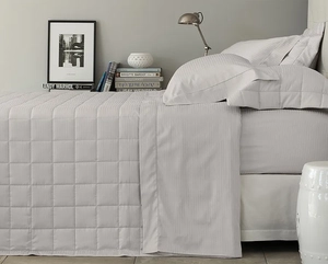 Jogo de Cama Buddemeyer Damask Stripes King - Cetim 300 Fios