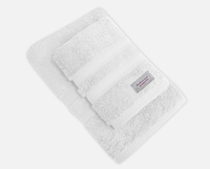 Kit Toalha Banho e Toalha Rosto Buddemeyer - 100% Algodão Egípcio - Gramatura: 550g/m² - Branco